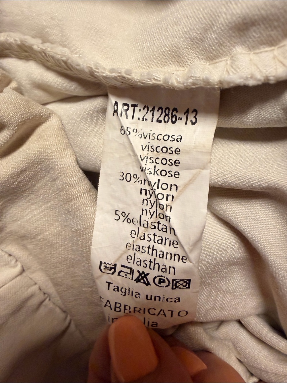 Women's Beige Cargo Joggers with Drawstring Waist - Picture 6 of 7